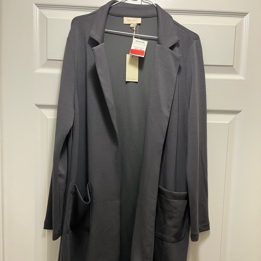 Melloday Gray Women's blazer